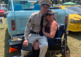 Car show with Barney Fyffe